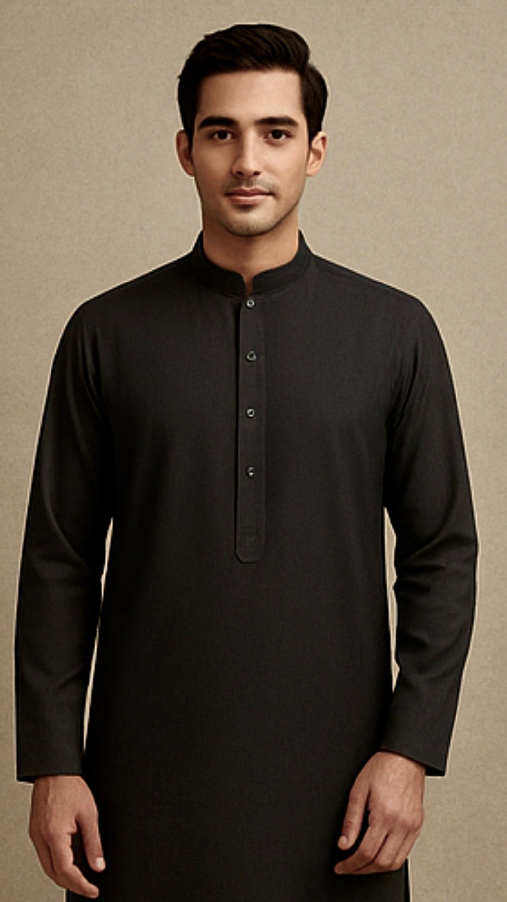 J.MENS PREMIUM QUALITY WASH&WEAR (BLACK)