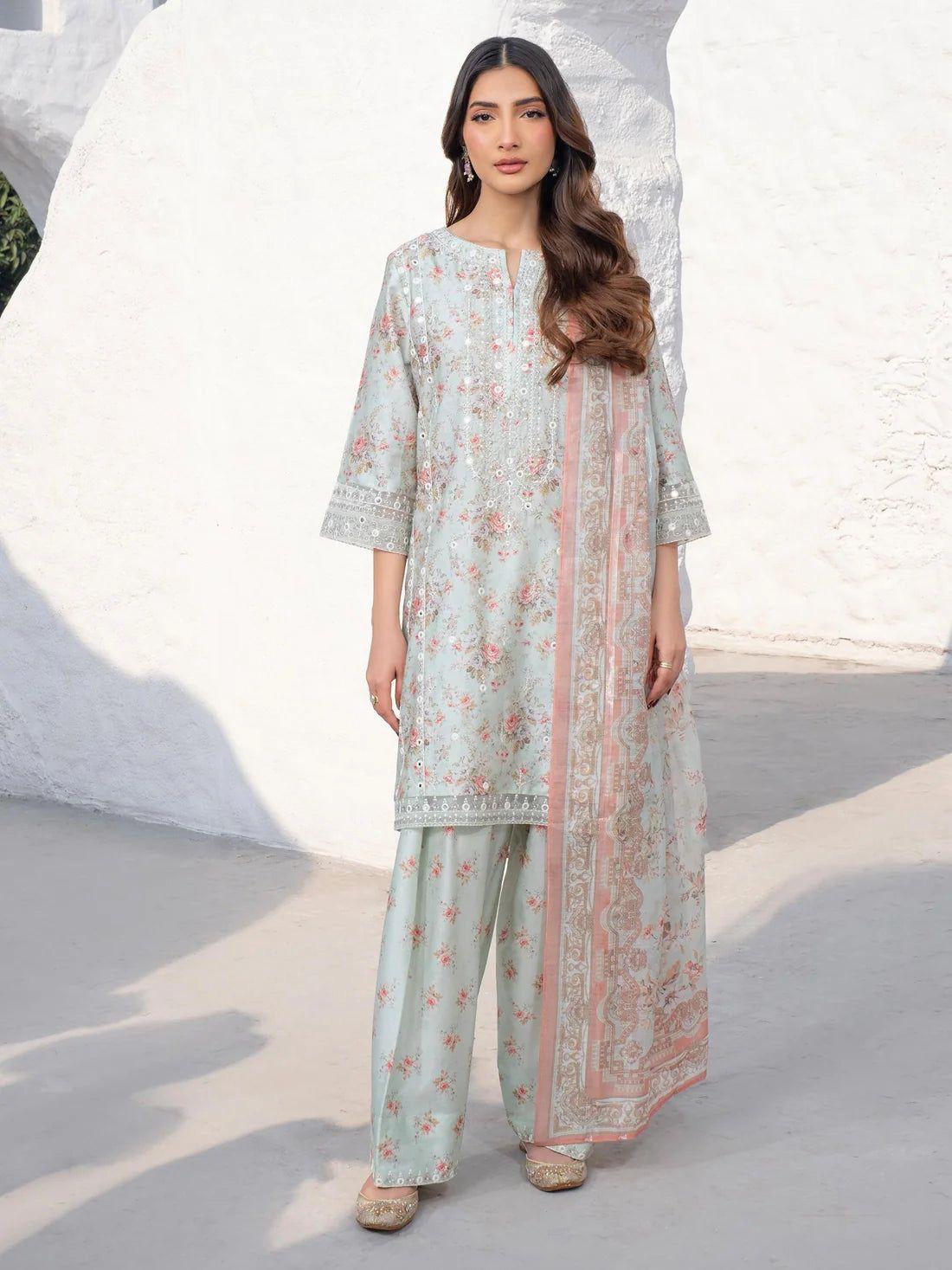 IZNIK DAMAN EMBRIODERED LINEN 3Pc