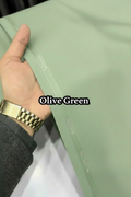 J.MENS UNSTICHED WASH&WEAR SUITE (OLIVE GREEN)