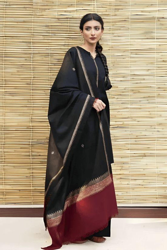 DYOT-DHANK EMBROIDERD UNSTICH 3pc(WA-515)