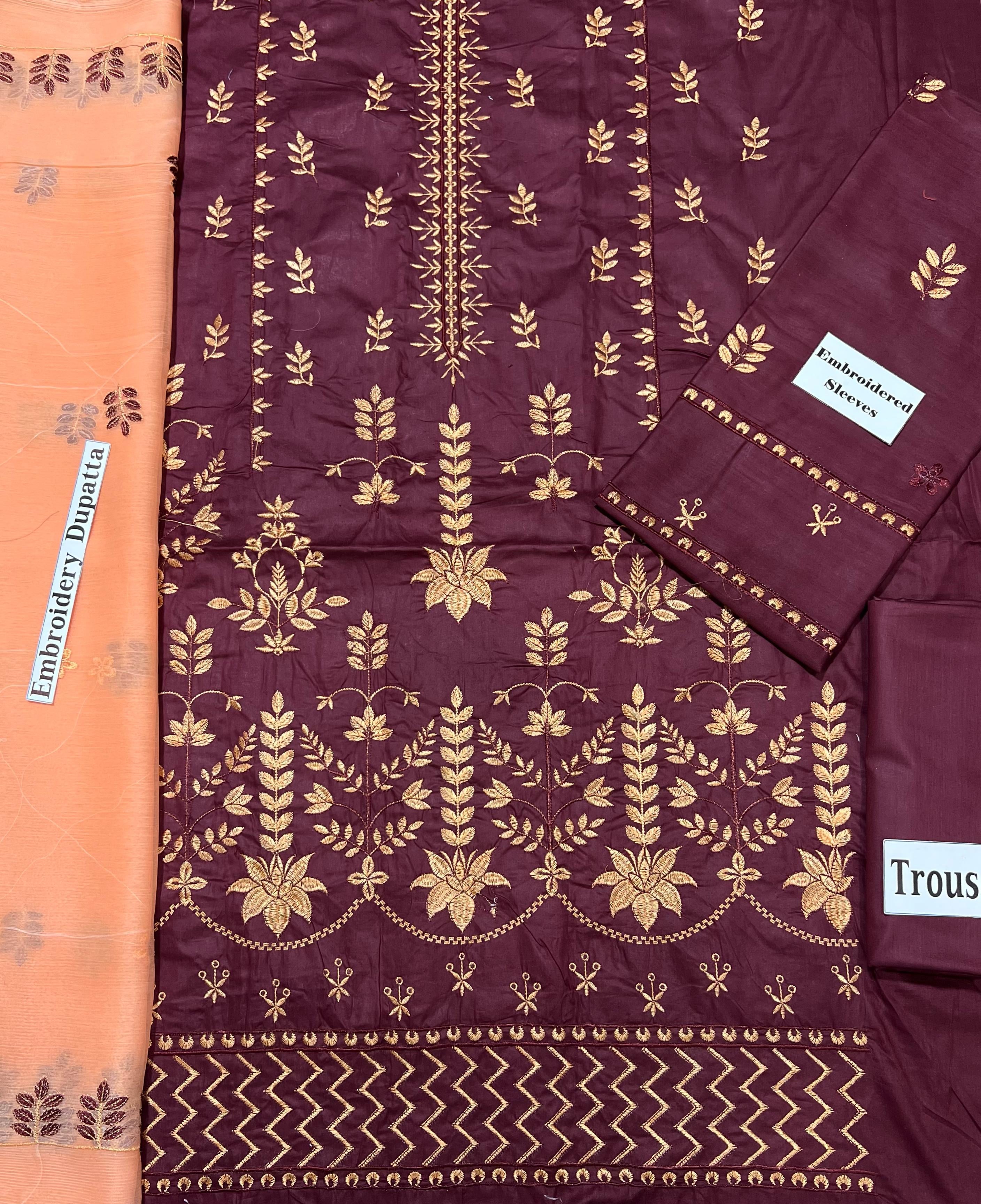 Aalaya Lawn Embroidered 3pc