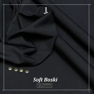 J.MENS PREMIUM  SOFT BOSKY (JET BLACK )