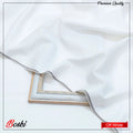 J.PREMIUM UNSTICHED 6 POND BOSKY  (MILKY WHITE)
