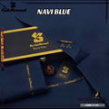GULAHMED  UNSTICHED MENS PREMIUM COTTON ( NAVI BLUE )