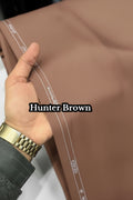 J.MENS PREMIUM UNSTICHED WASH&WEAR {HUNTER BROWN)