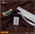 J.Mens SUITE PREMIUM QUALITY WASH&Wear (COPPER BROWN)