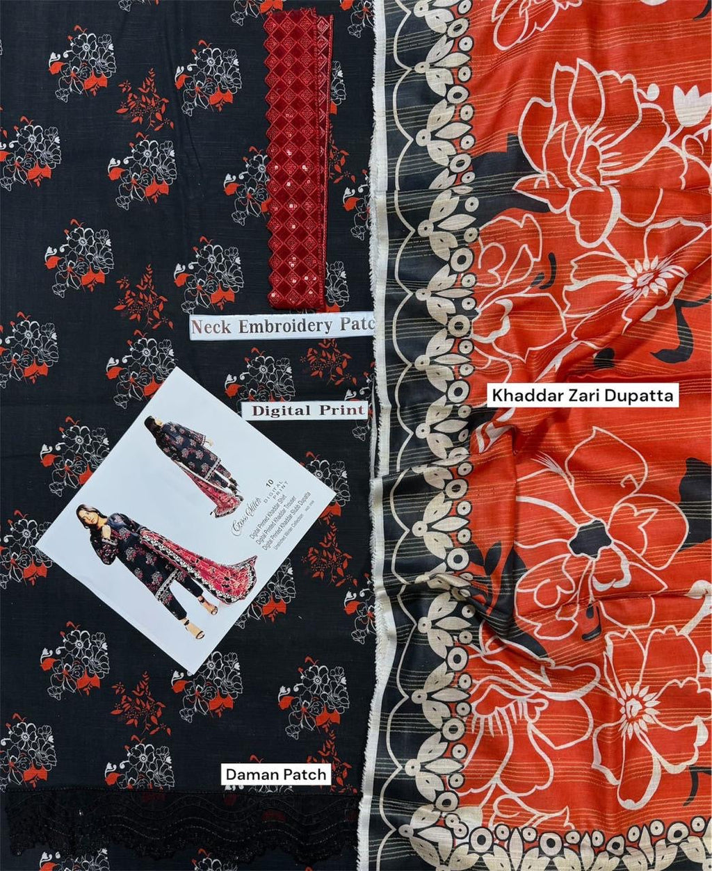 CROOS STICH-KHADDAR UNSTICH 3pc(WA-735)