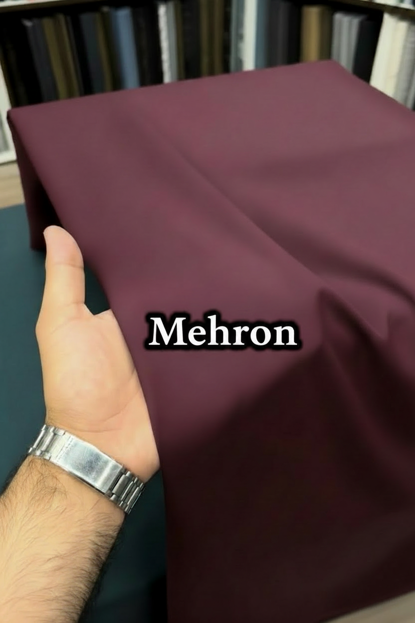MENS UNSTICHED SUITE ( MEHROON)
