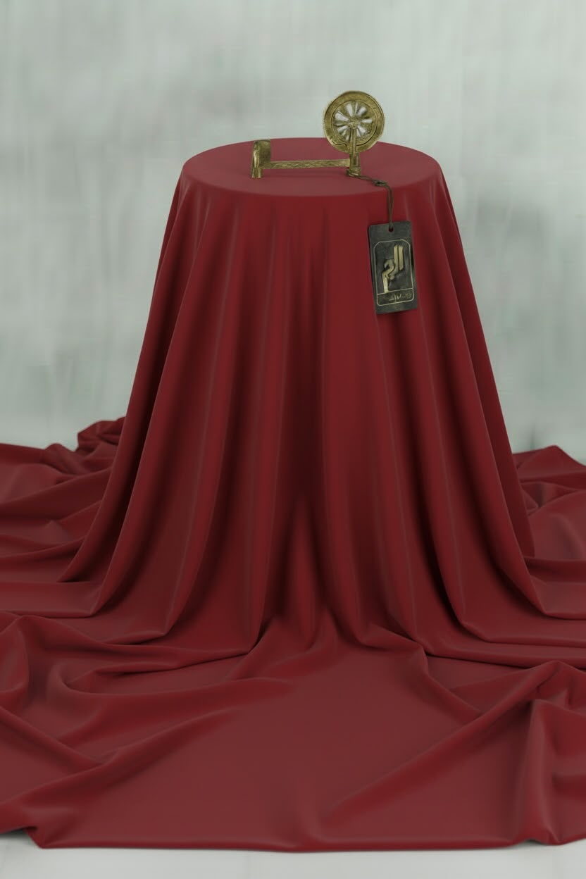 ALHAMPOSH Premium Unstitched Fabric Red