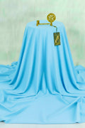 ALHAMPOSH Premium Unstitched Fabric Sky Blue