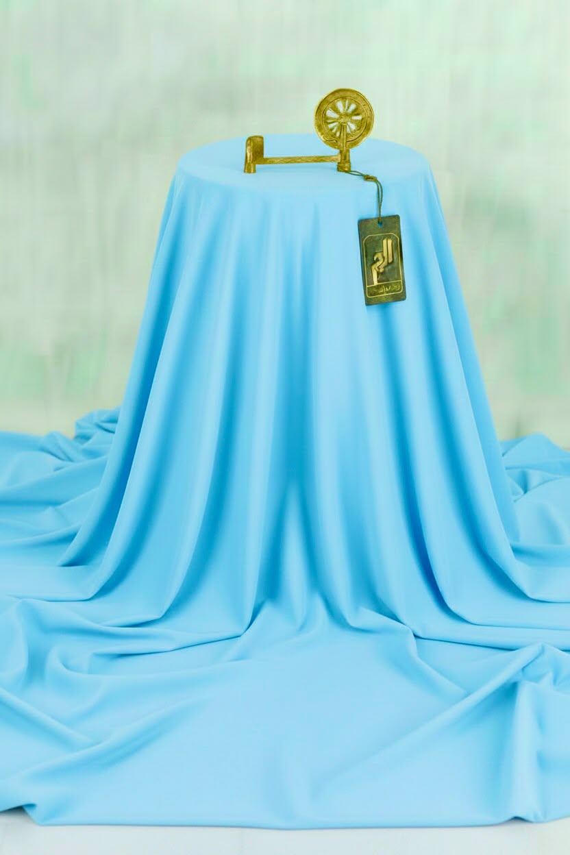ALHAMPOSH Premium Unstitched Fabric Sky Blue